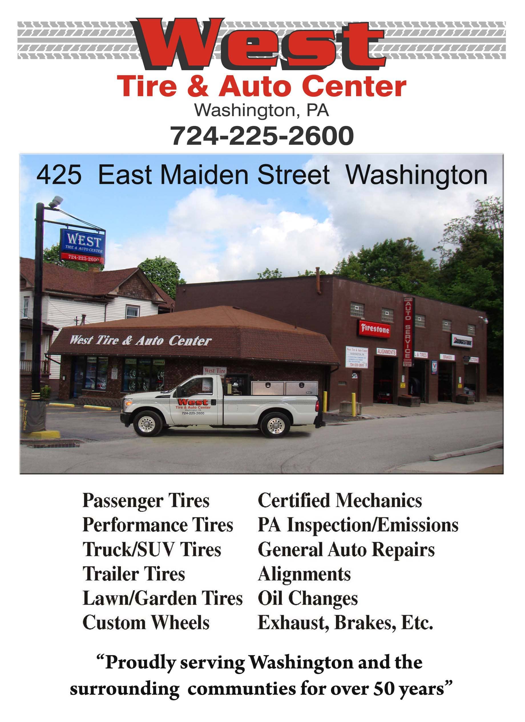 West Tire & Auto Center Tire Pros Quality Tire Sales and Auto Repair